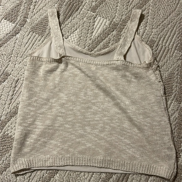 LC Lauren Conrad Cream Knit Top - Picture 3 of 3